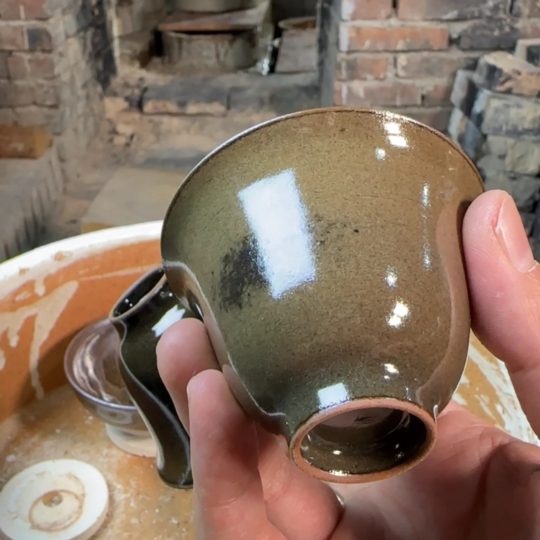 A***卒茶盏白丁瓷坊作品