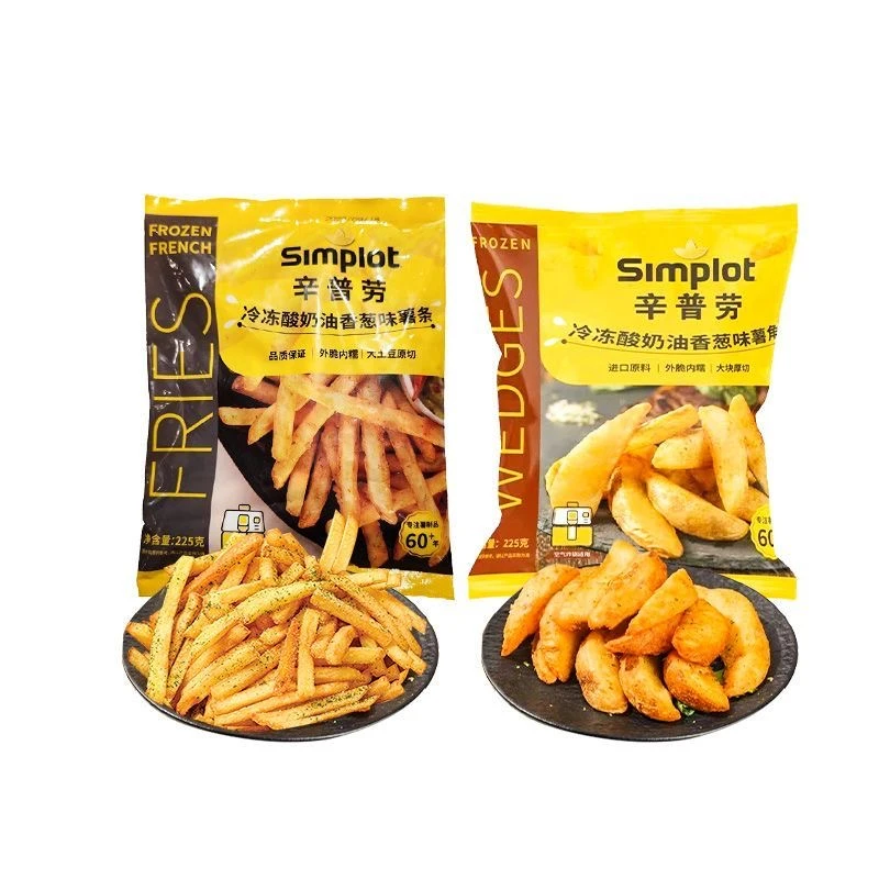 辛普劳酸奶油香葱味薯条空气炸锅美食冷冻薯条半成品小吃超市同款