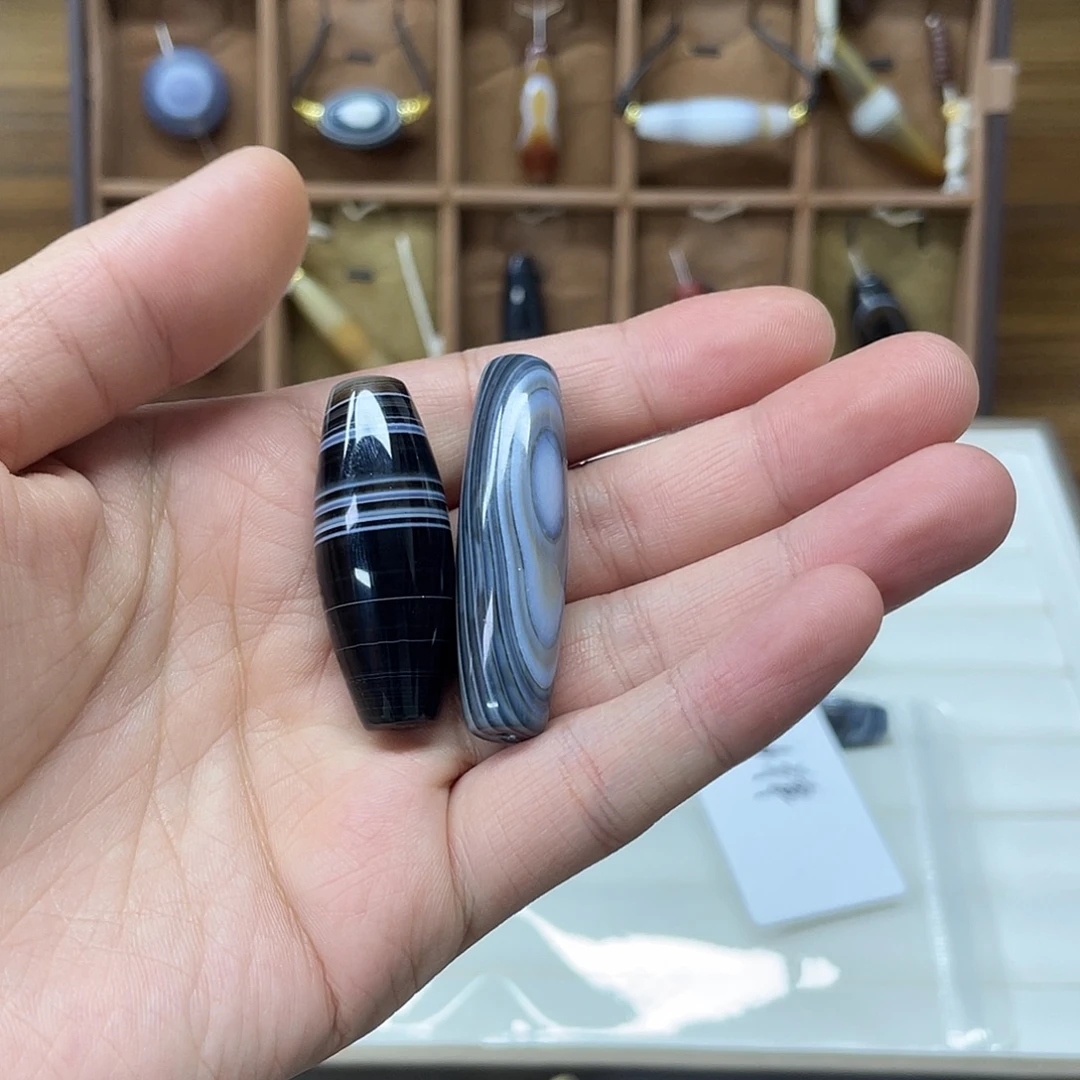 中***十玛瑙/玉髓合金颈饰