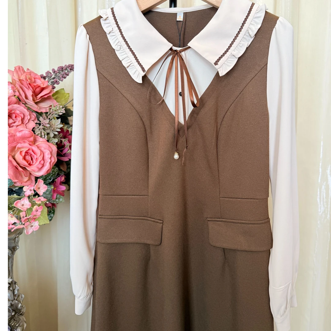 二-L502玉秀儿气质减龄连衣裙