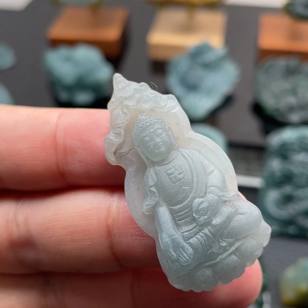 未镶嵌定制翡翠龙王翡翠