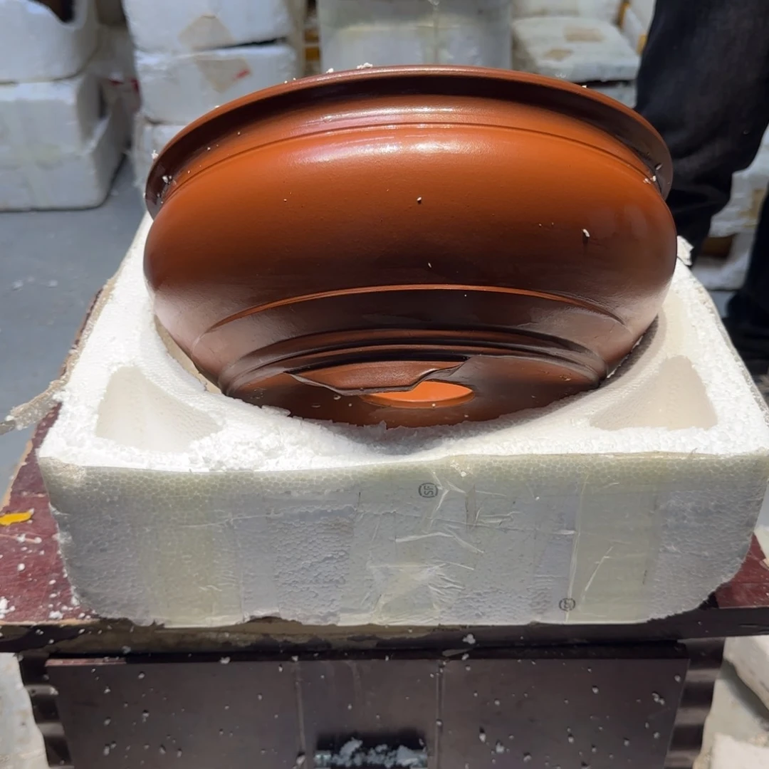 紫砂花盆口径25.11口径