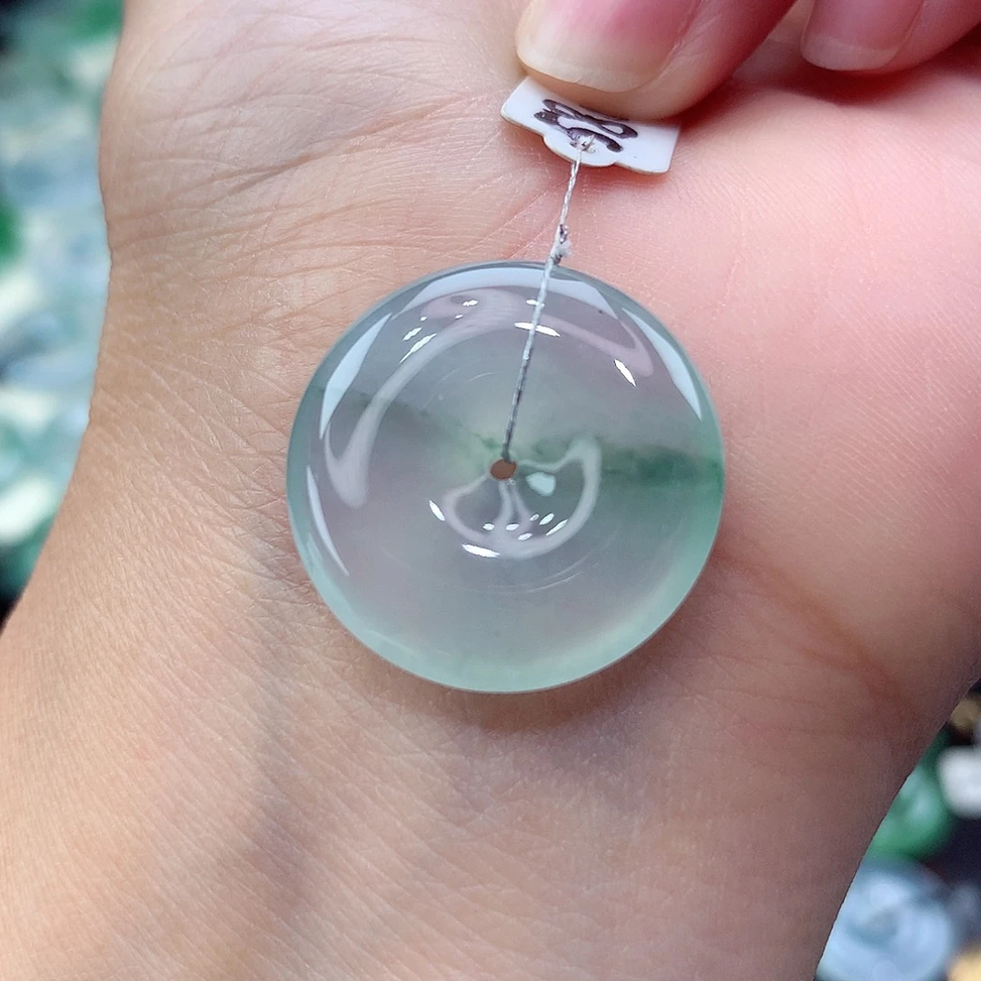 颈饰未镶嵌翡翠编号24尺寸22.4-5.5