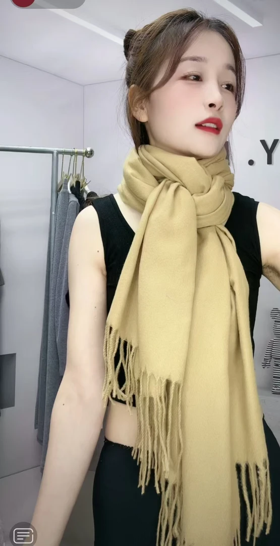 8879#冬季长款保暖韩版围巾