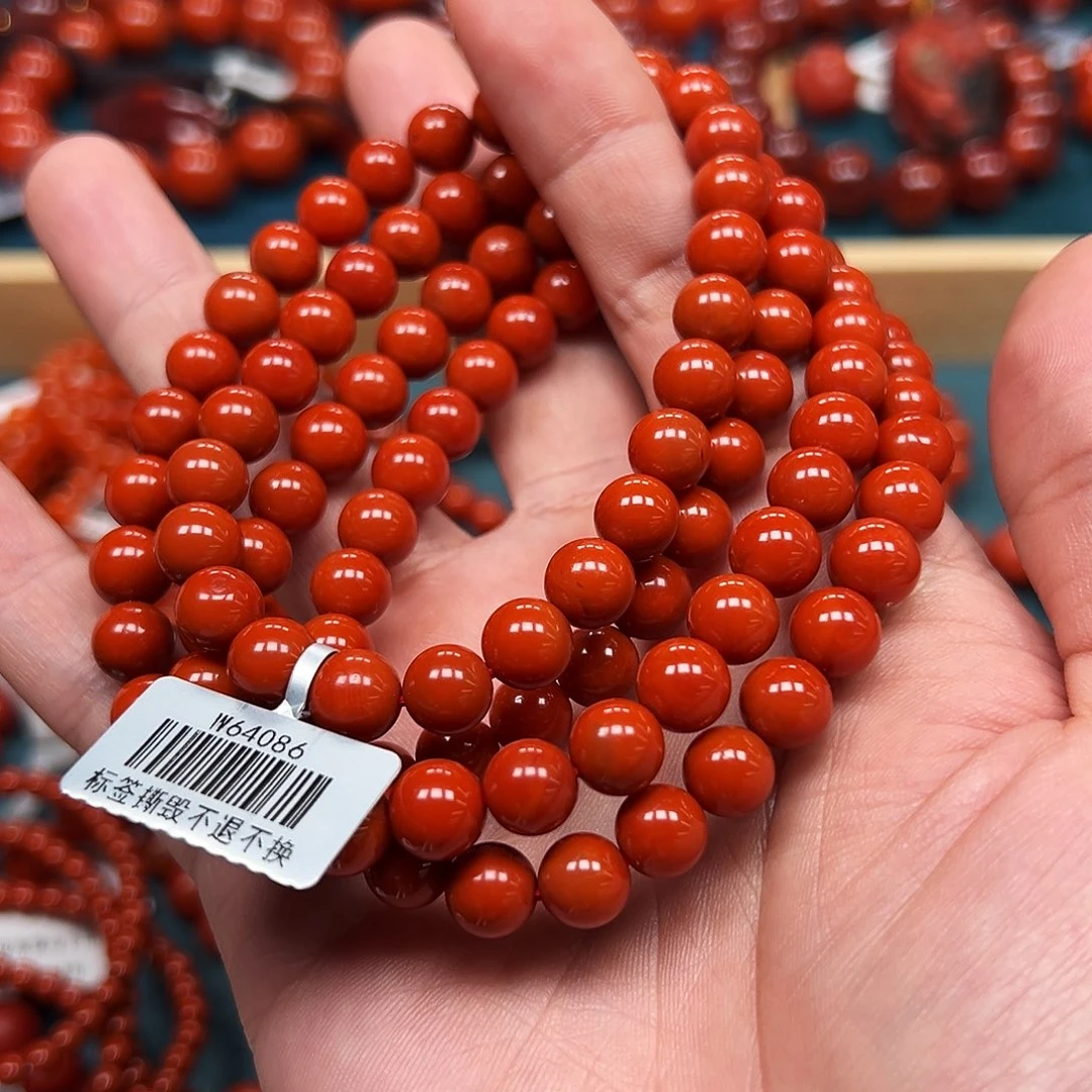南红玛瑙未镶嵌手串