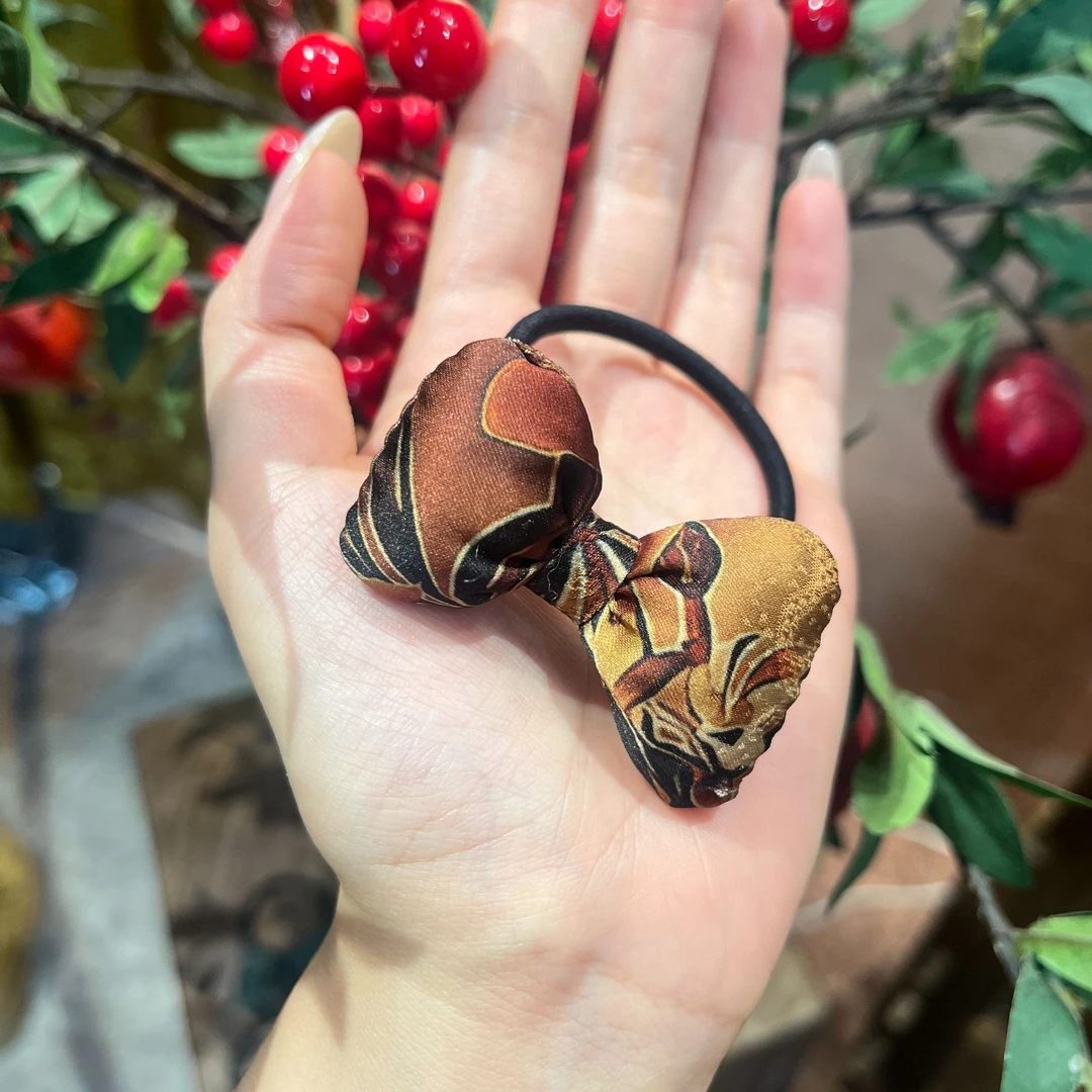 【小发圈】香云纱发圈 可爱国风 头饰