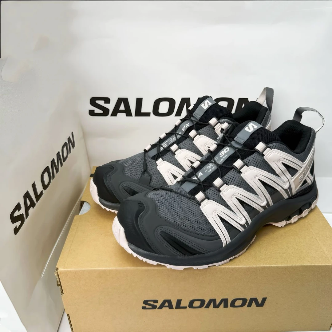 【8月新款】SALOMON萨洛蒙XA Pro 3D 低帮徒步鞋女款黑灰粉色491841