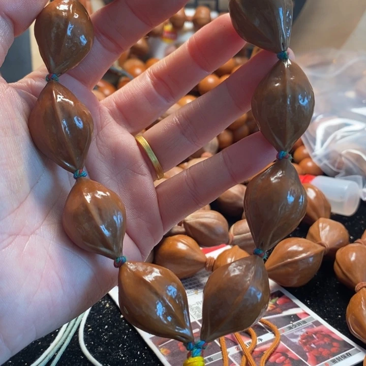 手串/手链橄榄核1.9蒜头彩绳