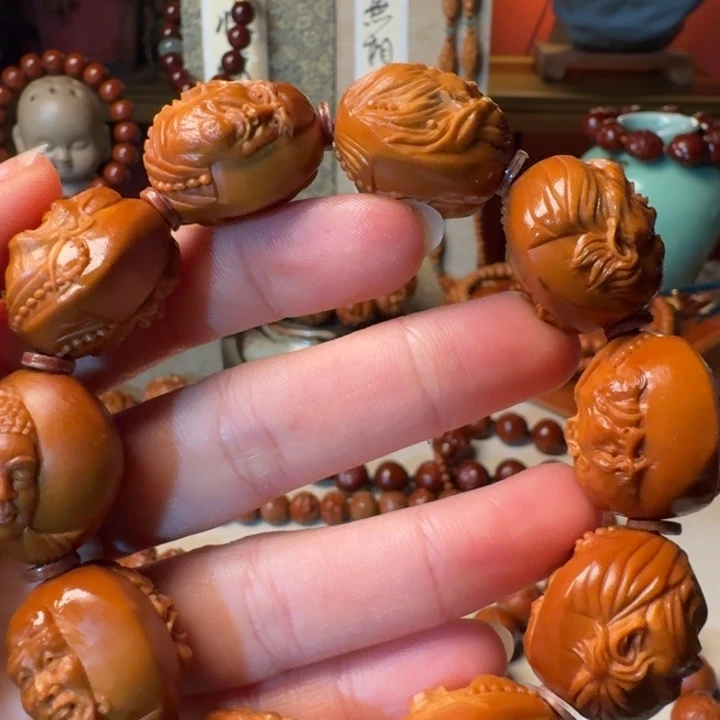 三***三橄榄核手串/手链手工罗汉