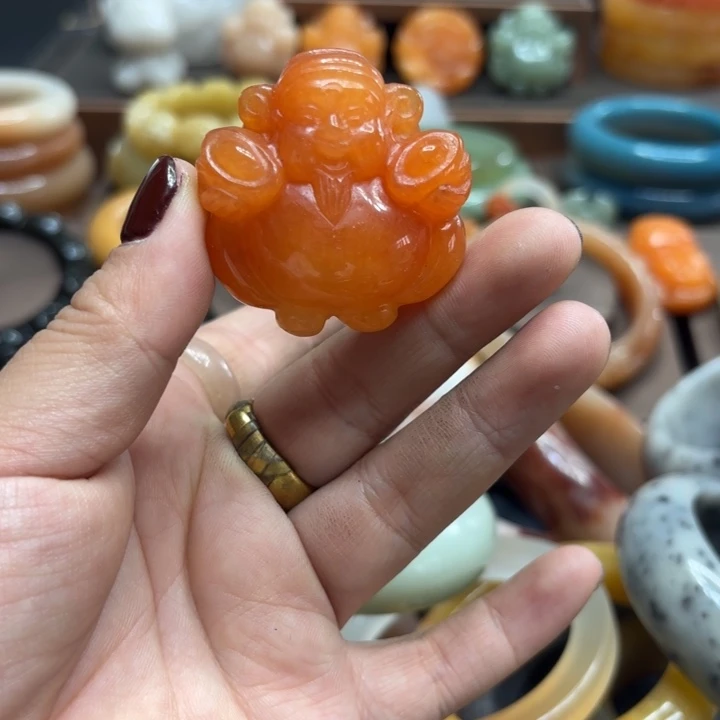 石英岩玉合金颈饰微微瑕