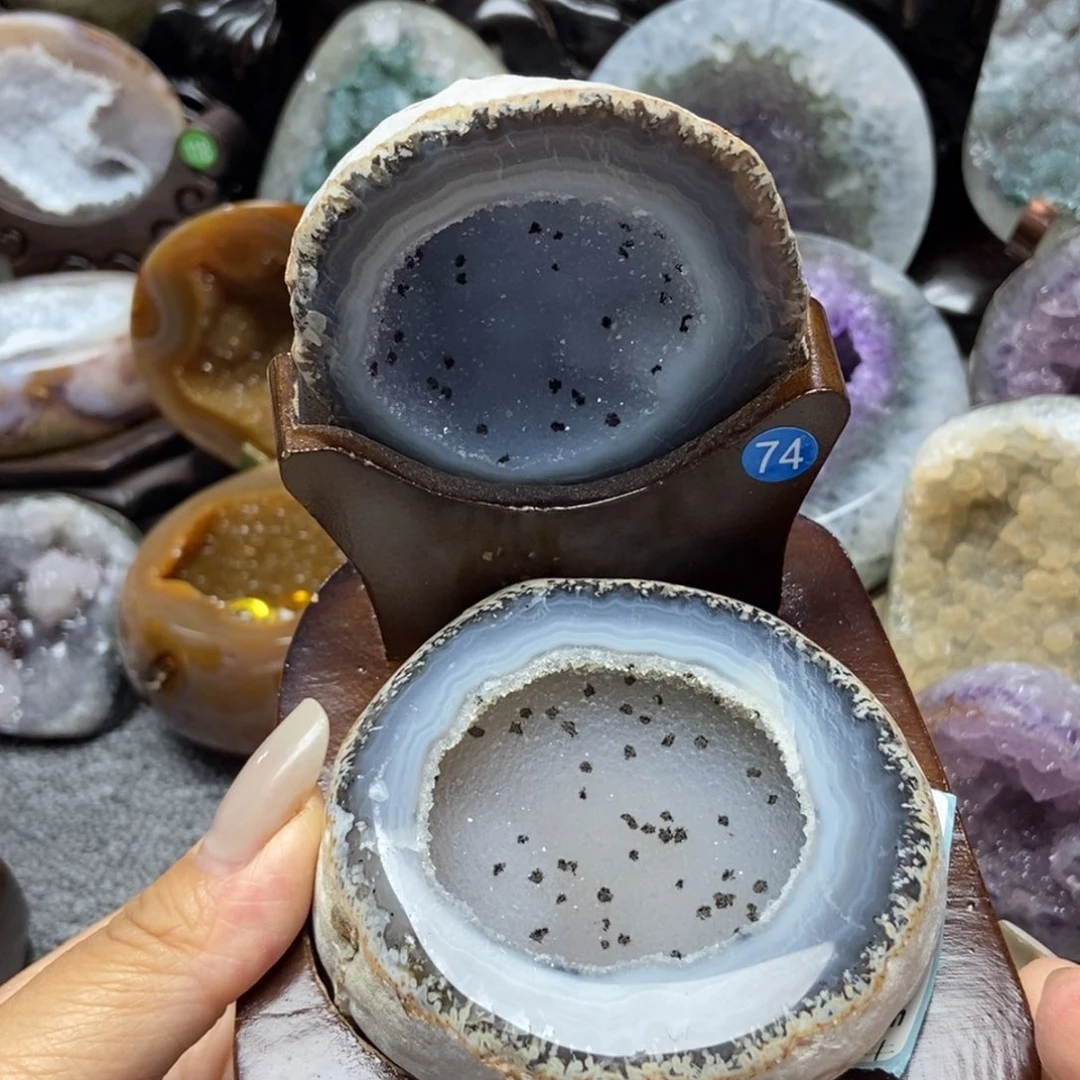 紫晶摆件未镶嵌水晶