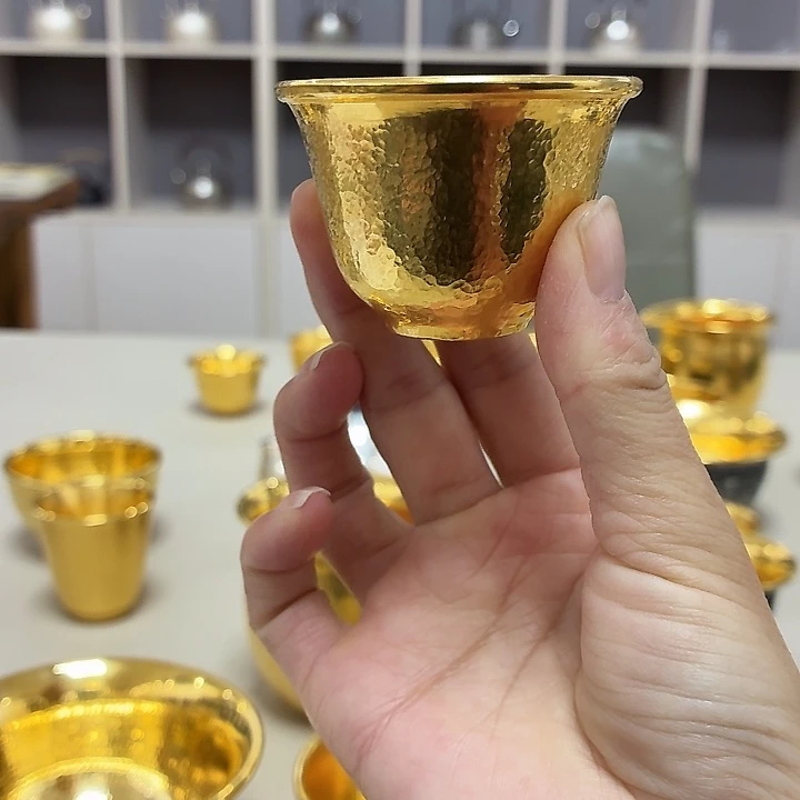 18号李小鹤里外金足金2克铃铛杯35毫升