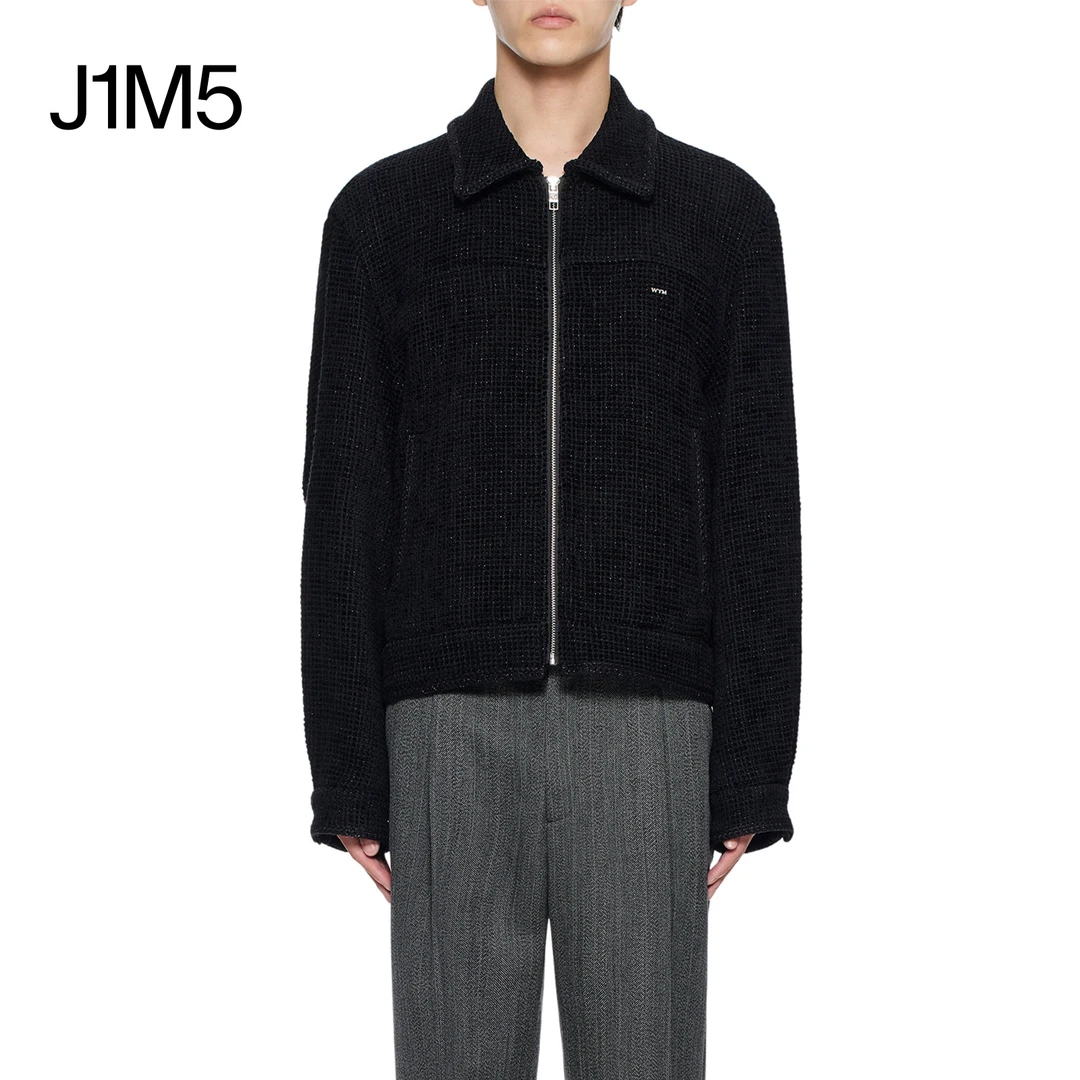 J1M5买手店 WOOYOUNGMI 25秋冬 羊毛拉链翻领夹克 设计师品牌