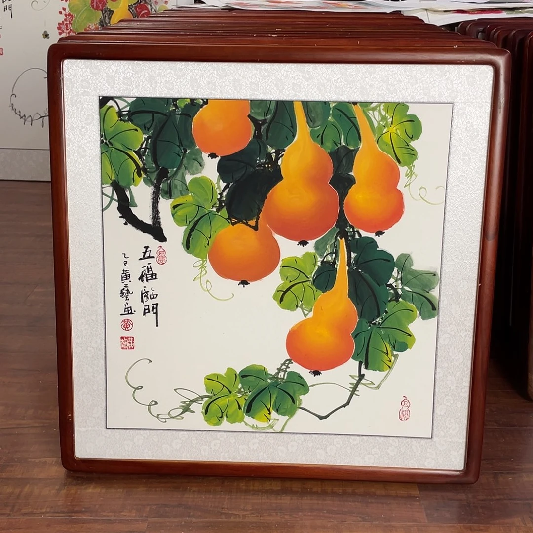 国画带框尺寸63*63厘米
