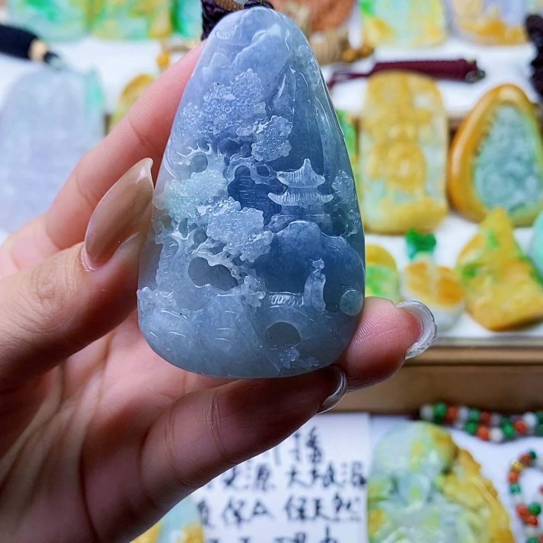 颈饰未镶嵌翡翠翡翠