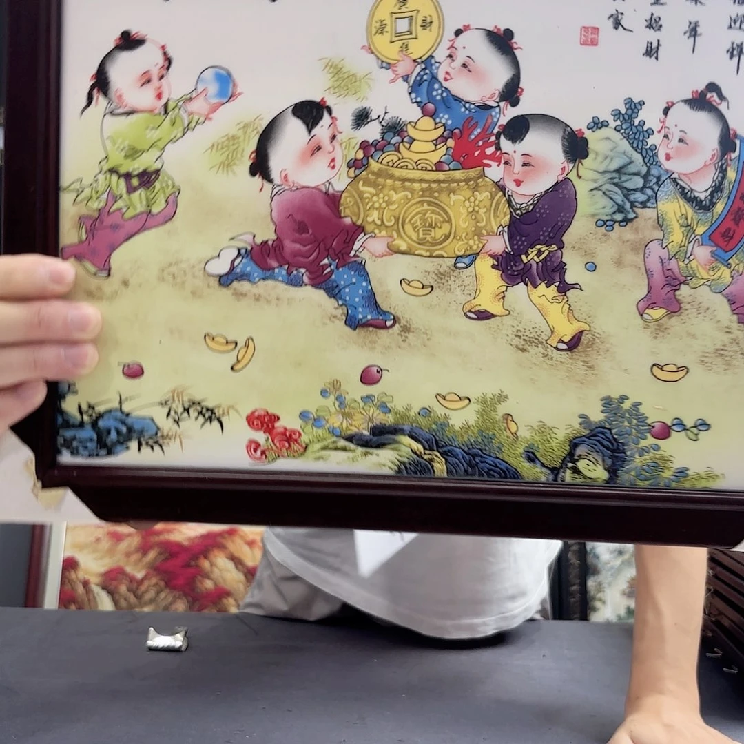 摆件景德镇陶瓷瓷板画