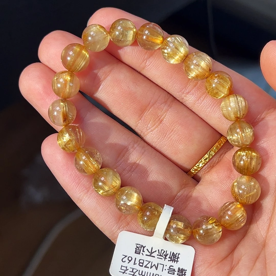 手串水晶未镶嵌天然金钛晶