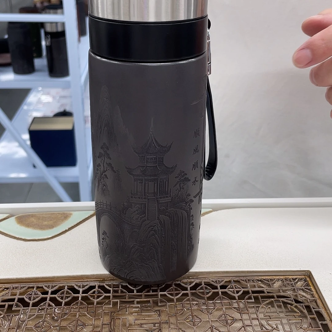 紫砂茶杯稳赚车载杯