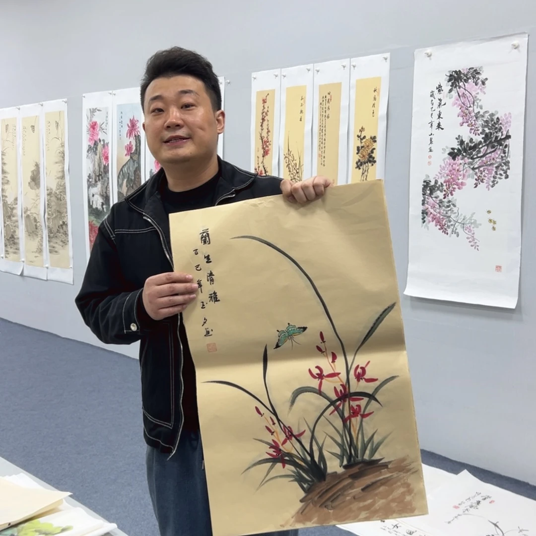 国画国画作品宣纸纯手绘