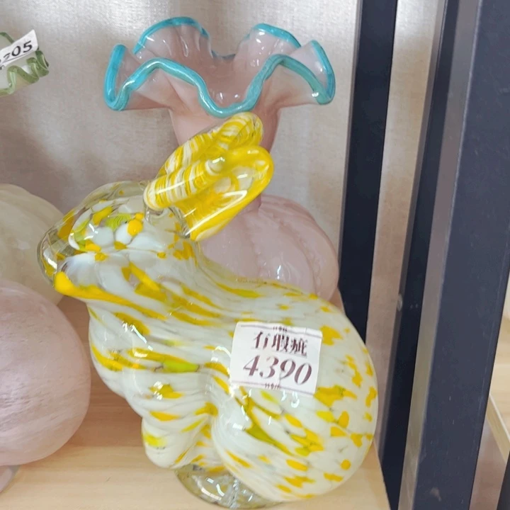 玻璃4390微瑕 花瓶家悦美居