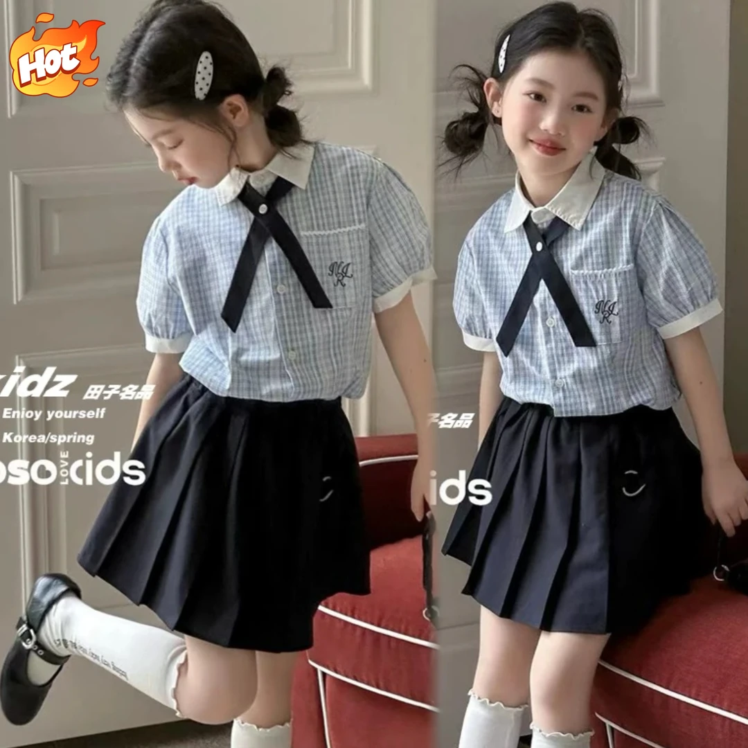 (新品集合)-2025夏季女中大童高品质亲子洋气韩版连衣裙【追梦人】