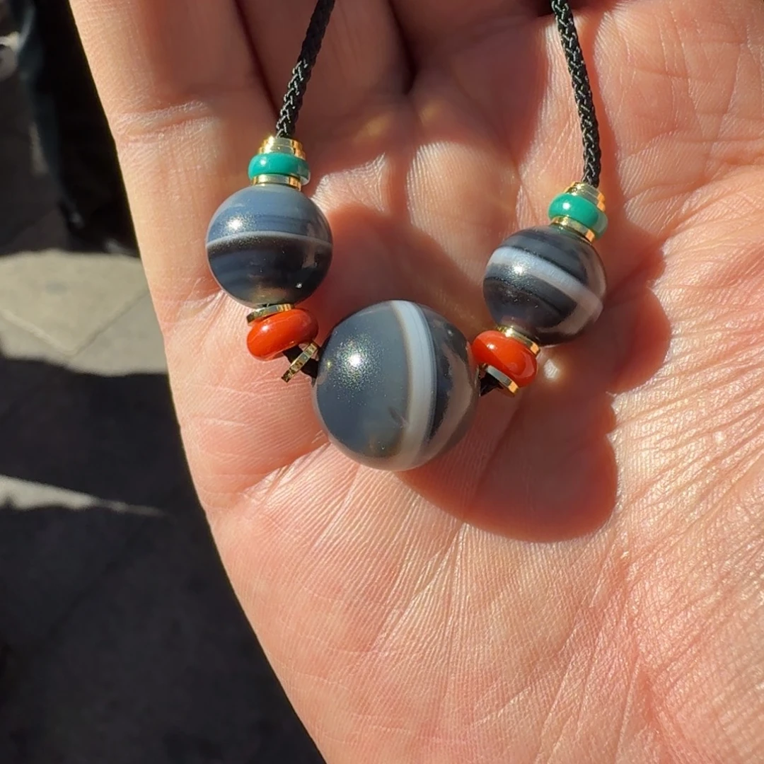 玛瑙/玉髓未镶嵌颈饰