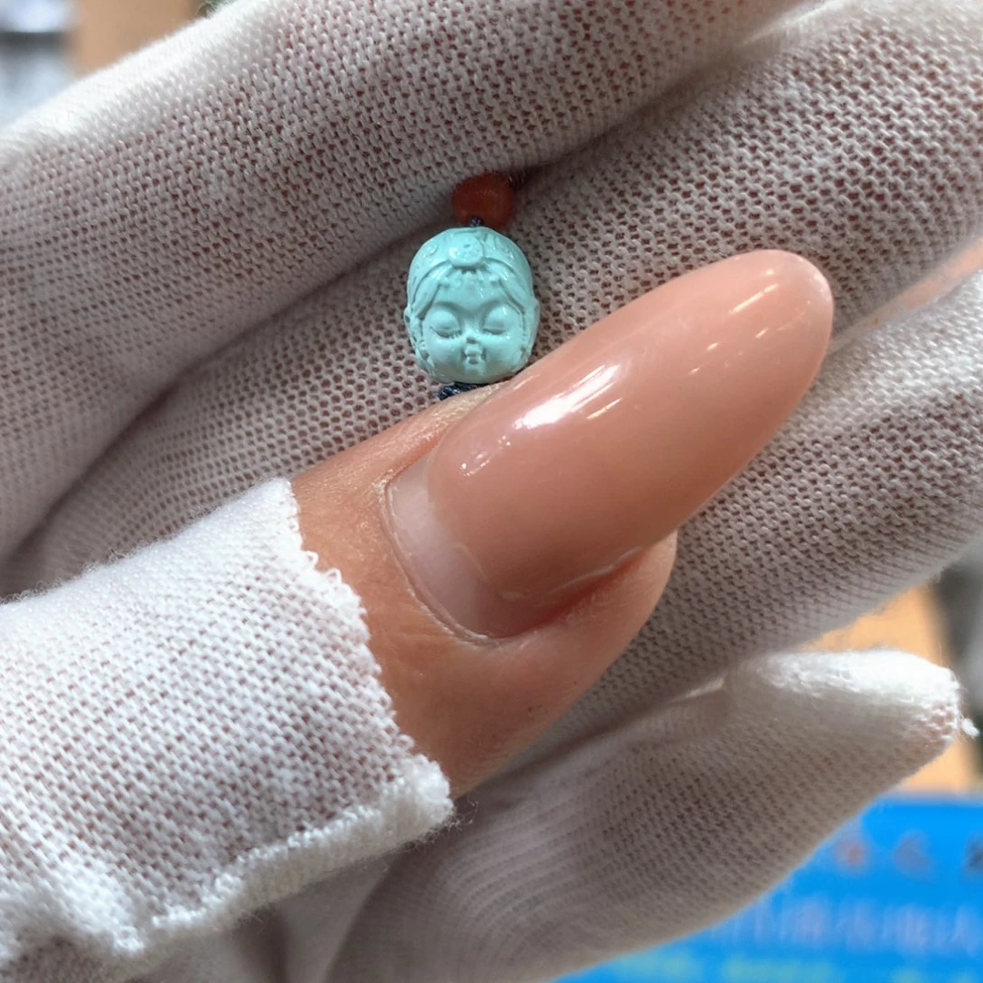 绿松石未镶嵌挂件