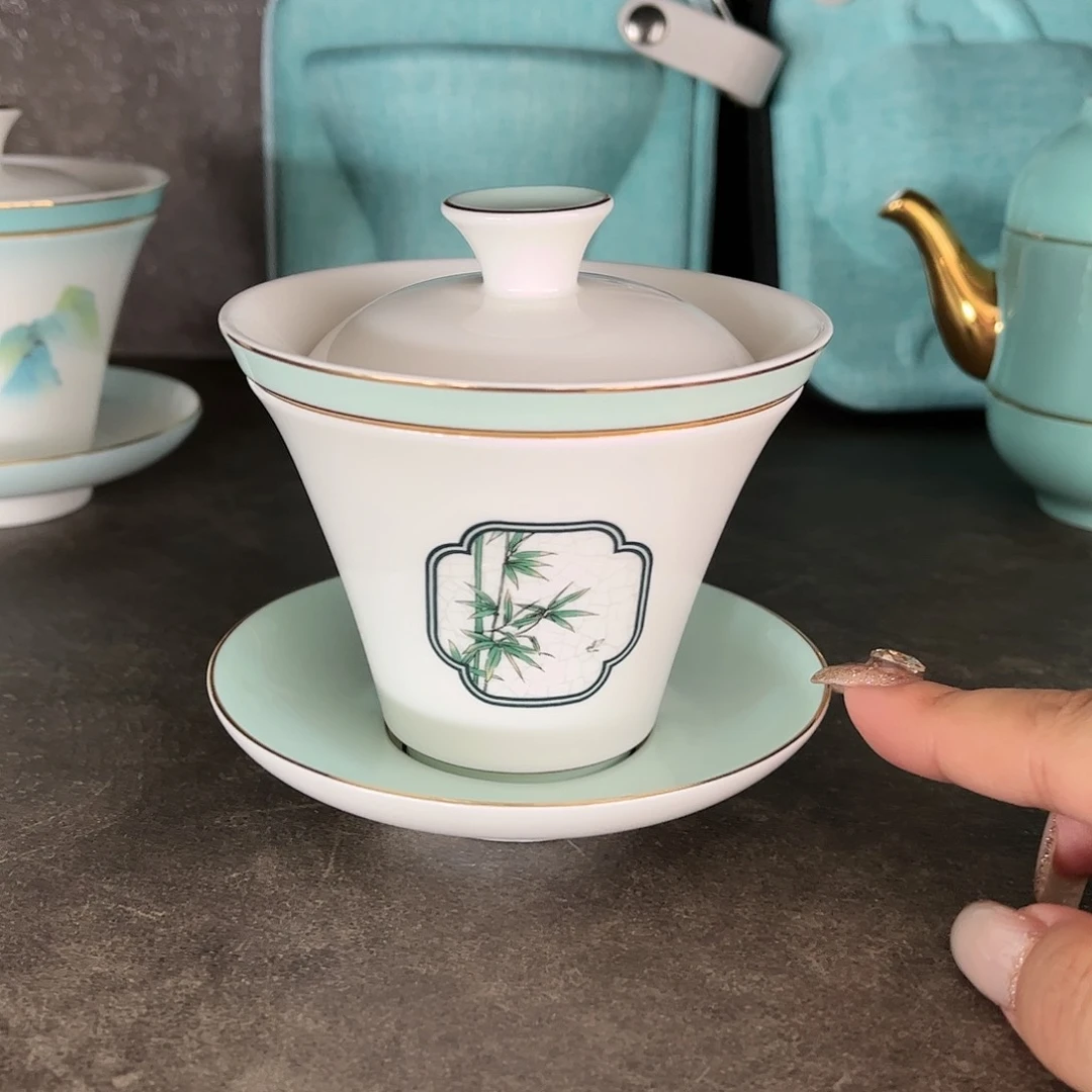 瓷片碧玉青竹旅行二级