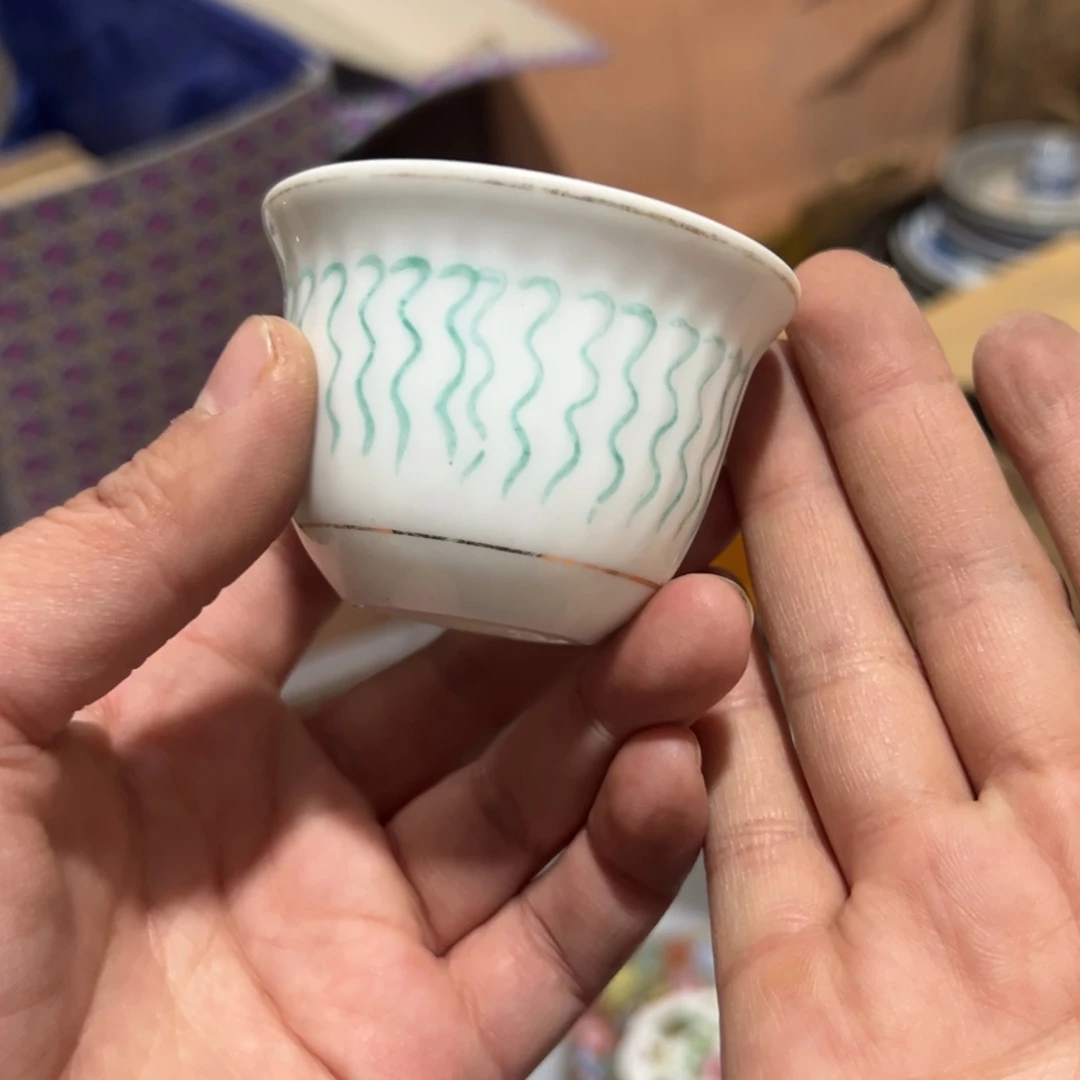 陶其他30cc手绘主人杯