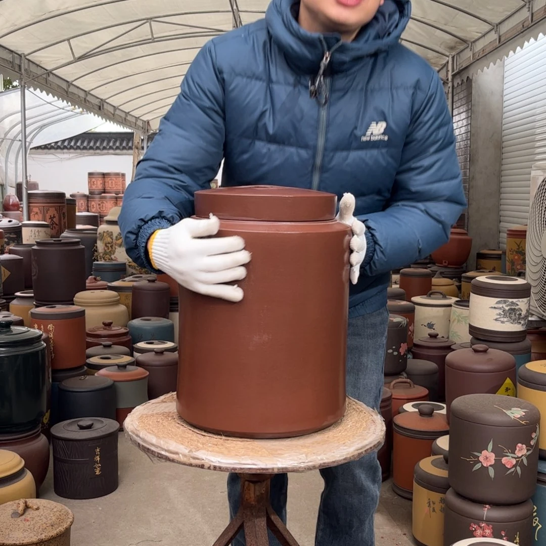 紫砂茶叶罐20饼饼茶叶罐