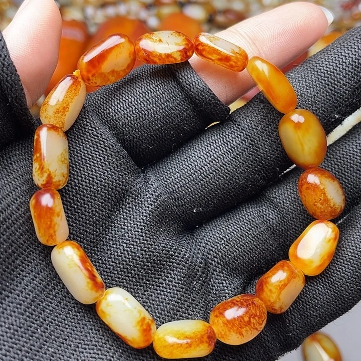 和田玉未镶嵌手链