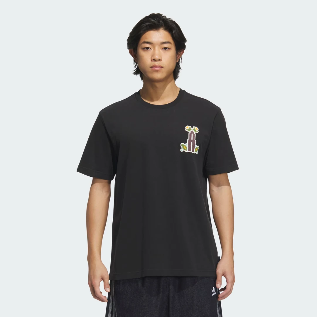 adidas/阿迪达斯Q3 TEE 3 MONO 纯棉运动短袖圆领T恤 KD1843