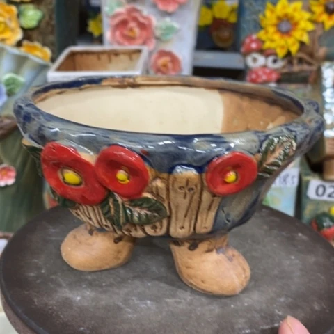 【闪购商品】红陶粗陶材质多肉花盆