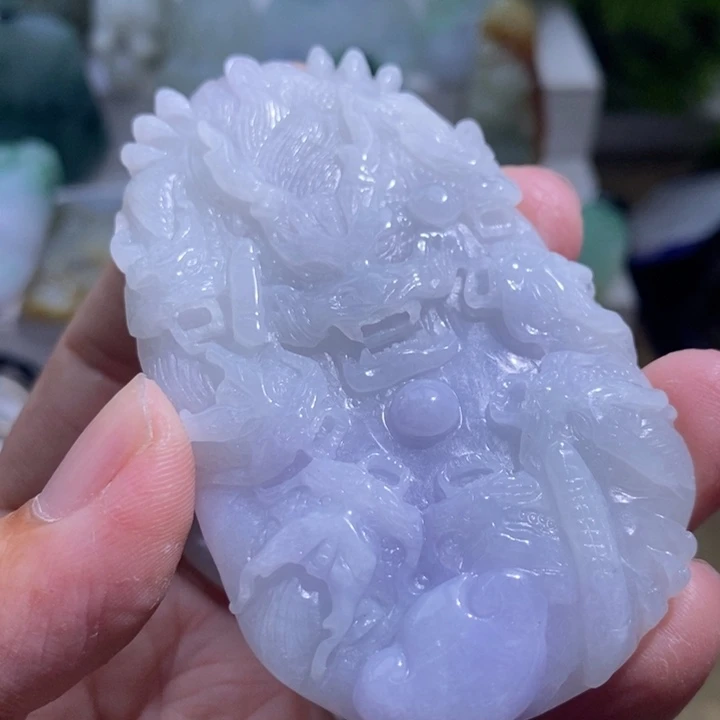 【闪购商品】颈饰未镶嵌翡翠九龙
