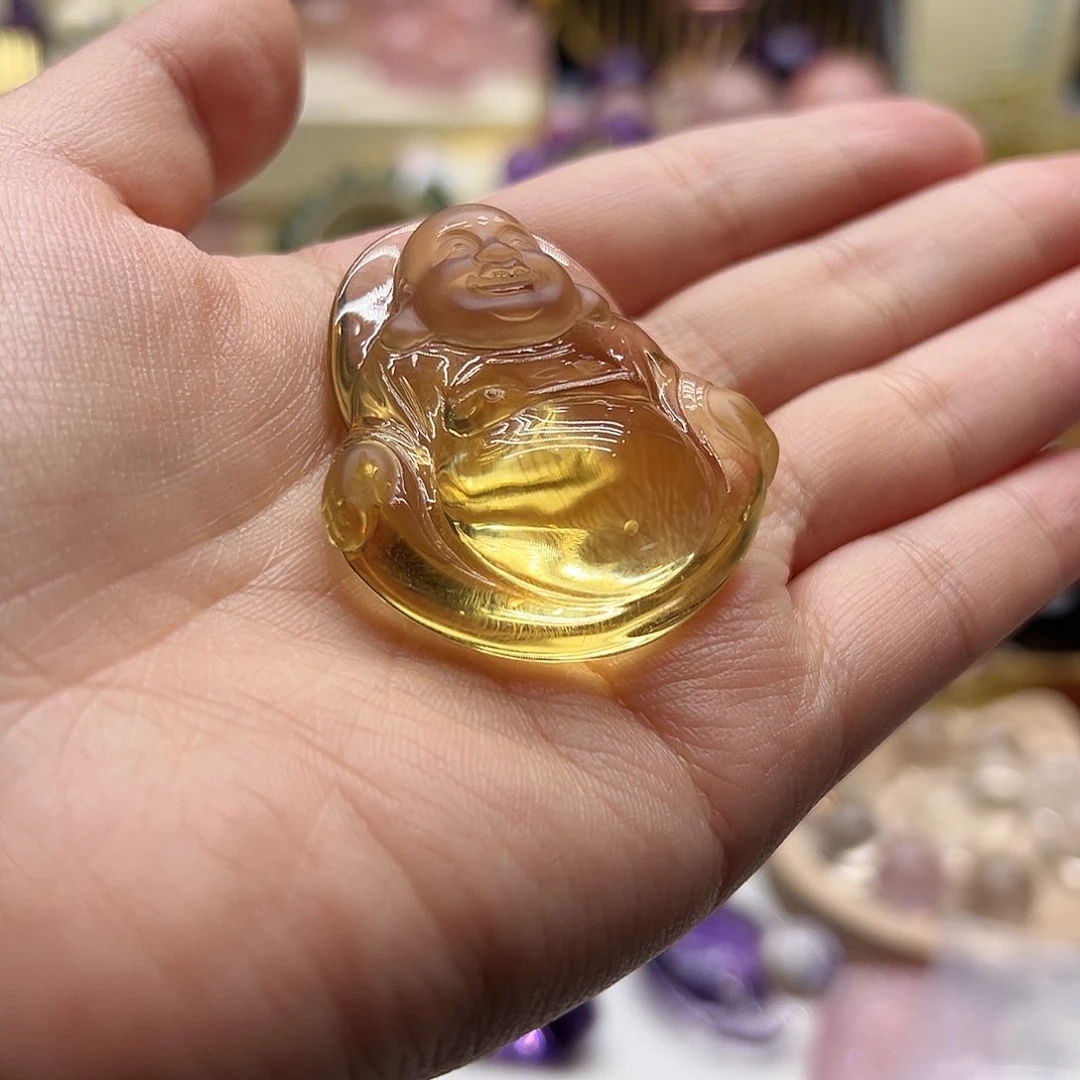 未镶嵌颈饰黄晶吊坠