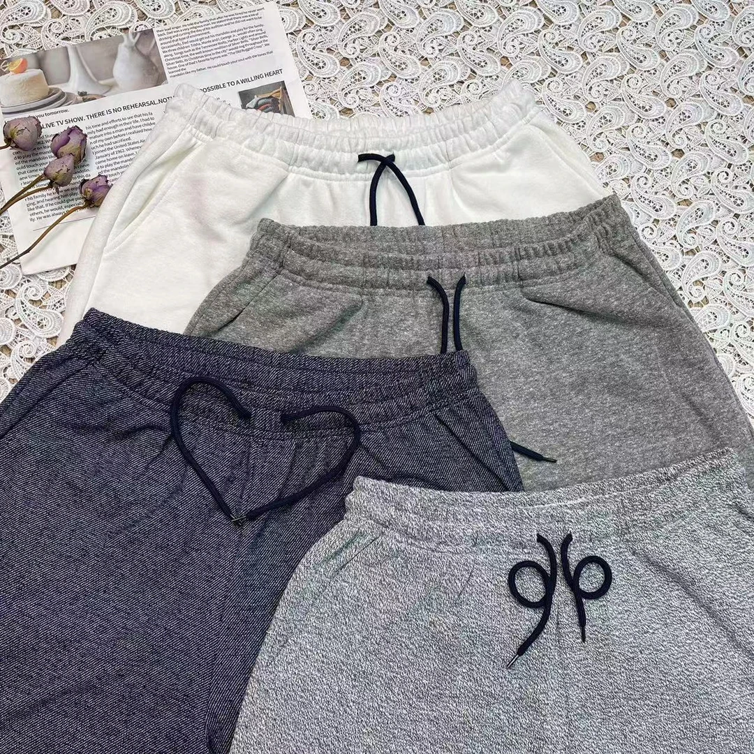 【新款汉麻针织9分裤】夏季新款汉麻针织短裤9分裤