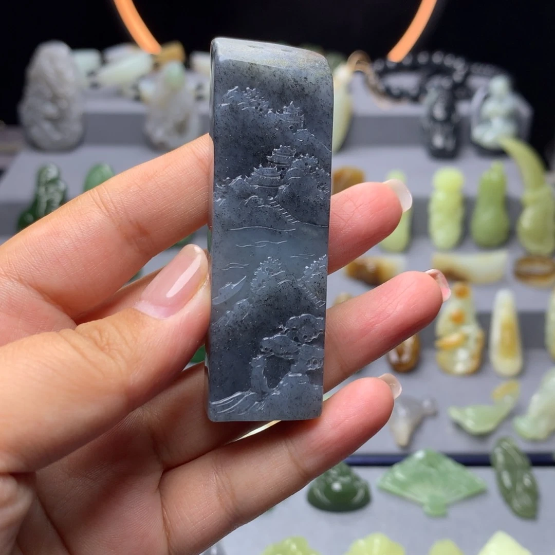 和田玉未镶嵌挂件用****3