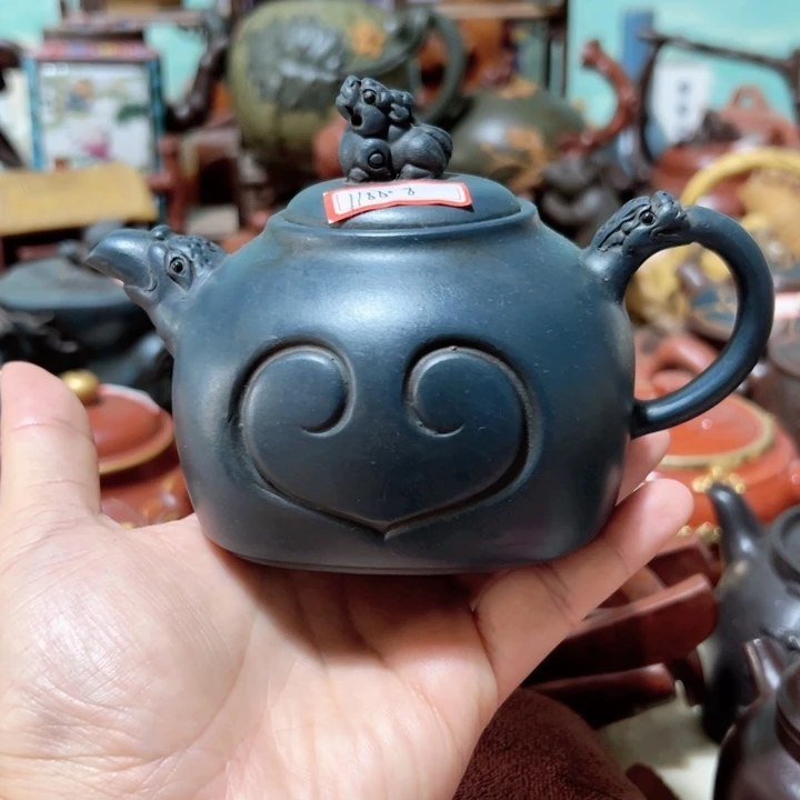 茶壶紫砂紫砂壶收藏起来了！