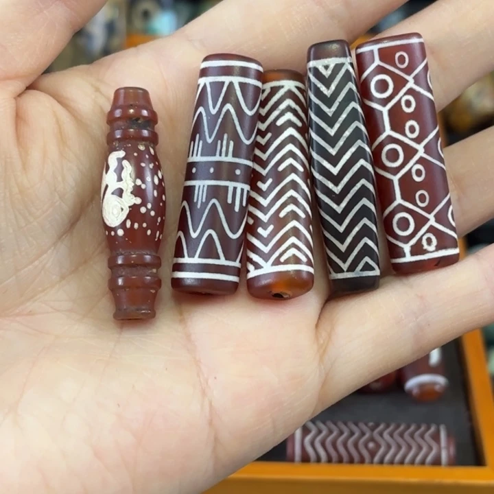 ？***尘玛瑙/玉髓未镶嵌颈饰