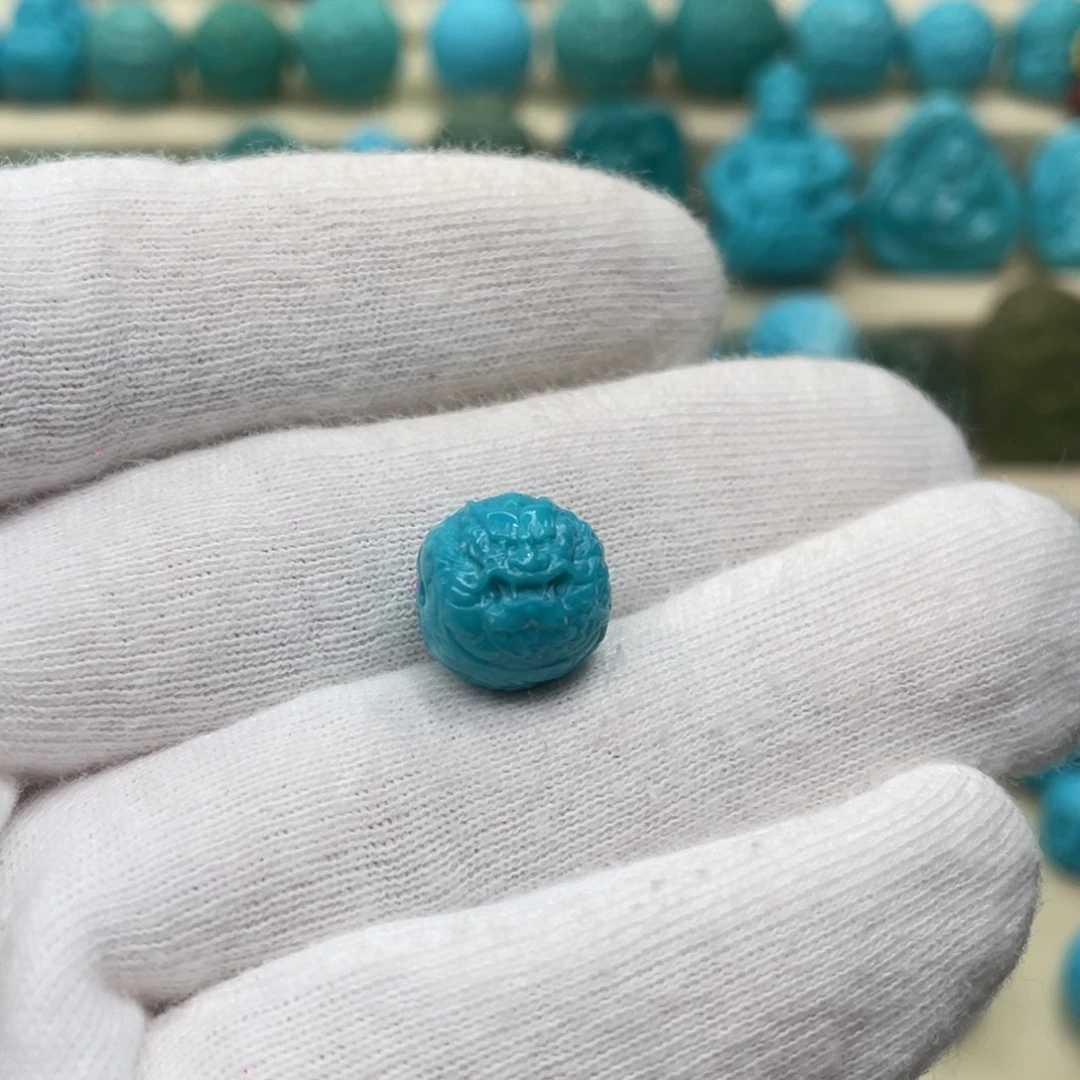 绿松石未镶嵌颈饰卡11.6