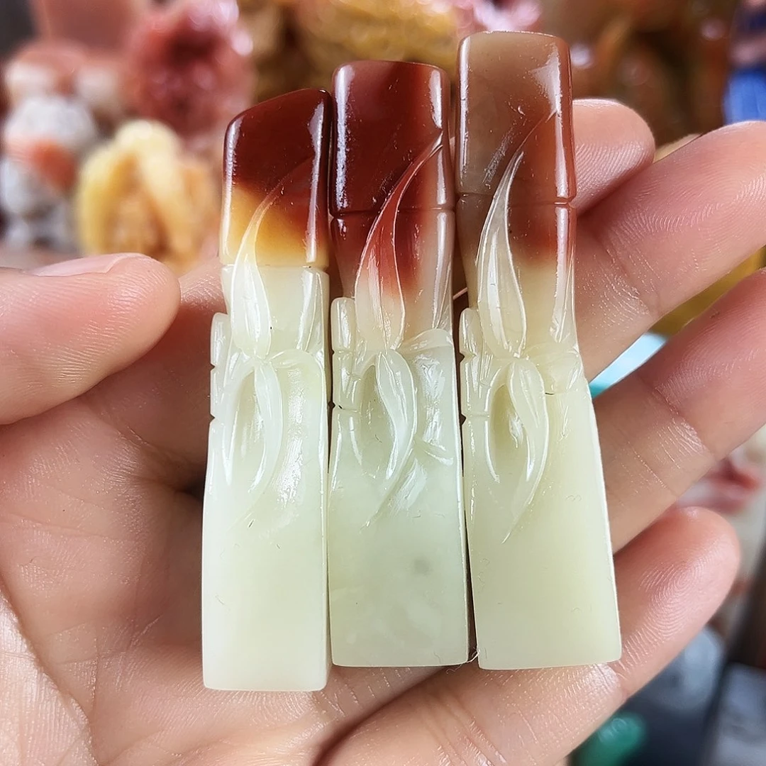 寿山石印石仨*兔1。      000000