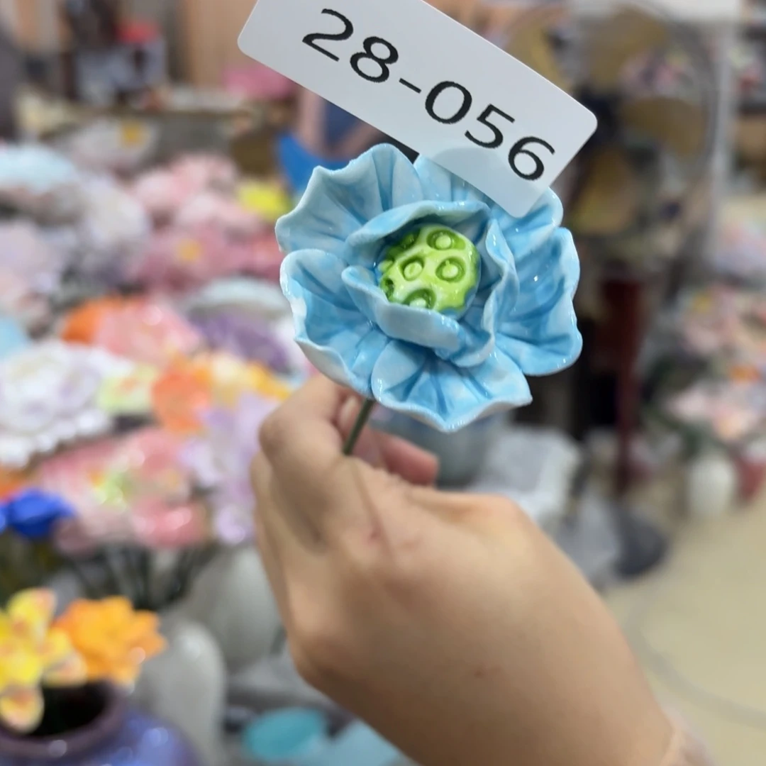 陶瓷花，20元发货，退款拉黑