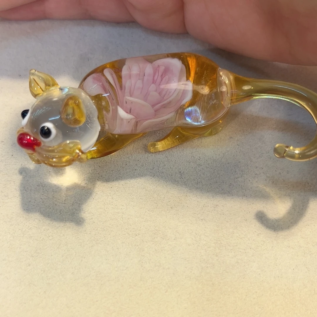 盈***儿手工艺品琉璃小猫