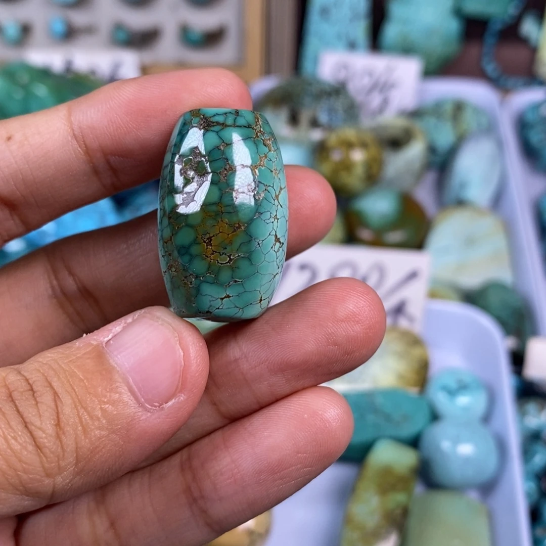 绿松石未镶嵌颈饰