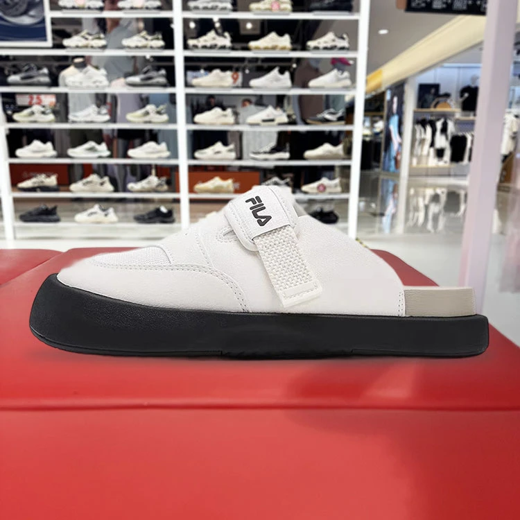 FILA斐乐2025新款女鞋勃肯鞋元气拖鞋鞋子休闲一脚蹬半拖凉鞋