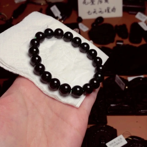 天然缅甸a货钢琴黑挂件