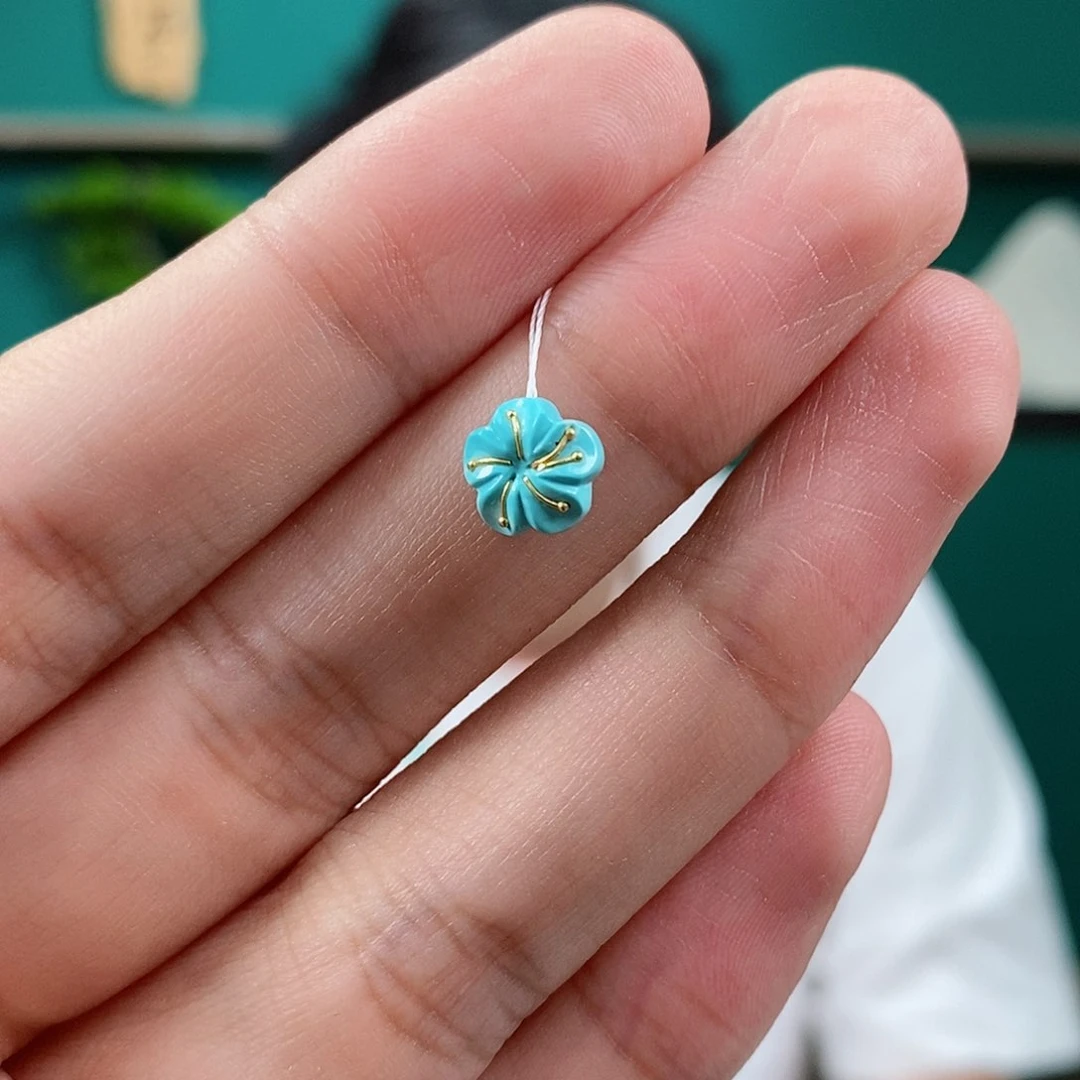 未镶嵌绿松石珠宝奇石