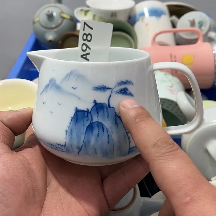 茶具默认微瑕瓷器、茶具、壶、摆件，介意勿拍