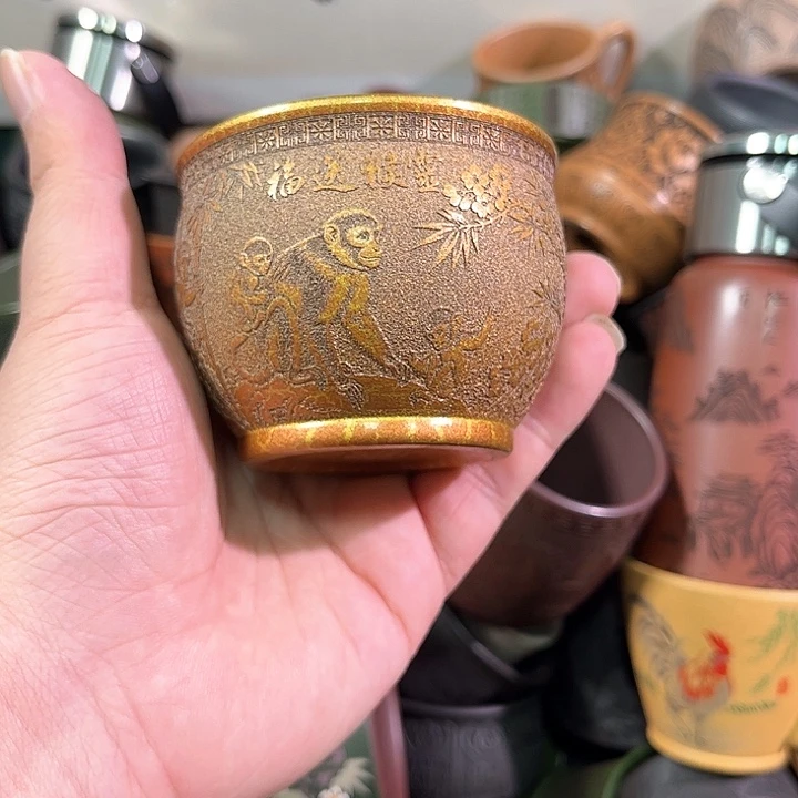 茶杯紫砂全手工紫砂主人杯