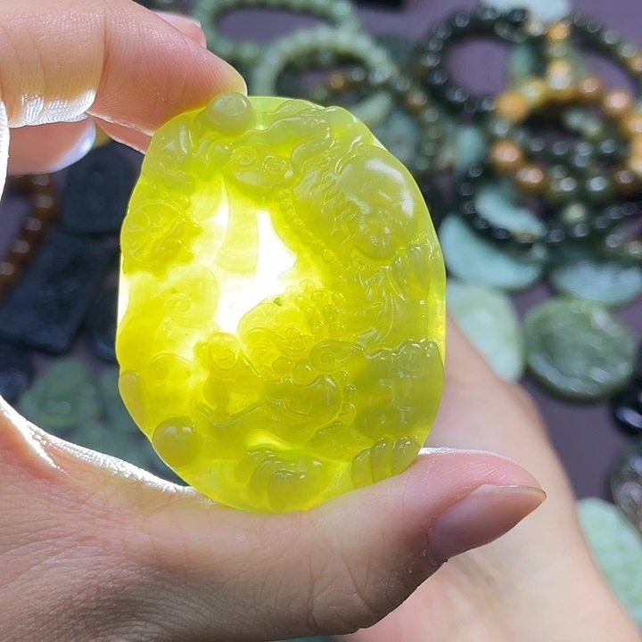 蛇纹石玉合金手链